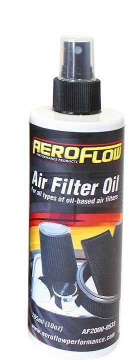 Suit re-usable cotton Aeroflow & K&N type filters Air Cleaner Oil 296Mlor 10Oz Use with AF2000-0606 Aeroflow Performance Products AF2000-0533