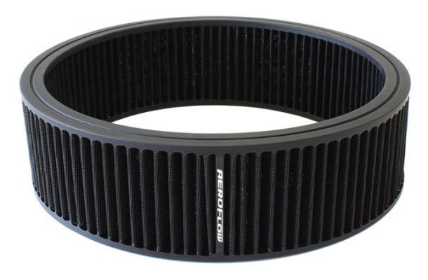 Aeroflow AF2041-3640 Round Air Filter 9" x 4" Washable Cotton Element