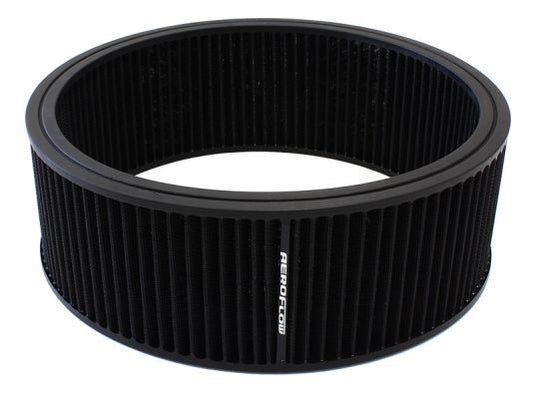 Aeroflow AF2041-3650 Round Air Filter 9" x 5" Washable Cotton Element