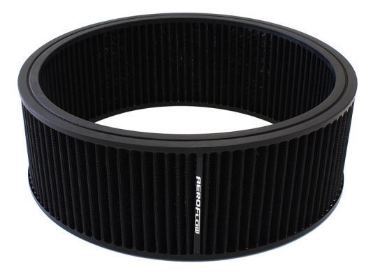 Aeroflow AF2041-3650 Round Air Filter 9" x 5" Washable Cotton Element