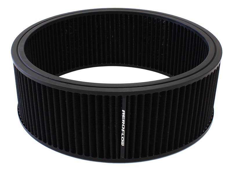 Aeroflow AF2041-3760 Round Air Filter 14" x 5" Washable Cotton Element