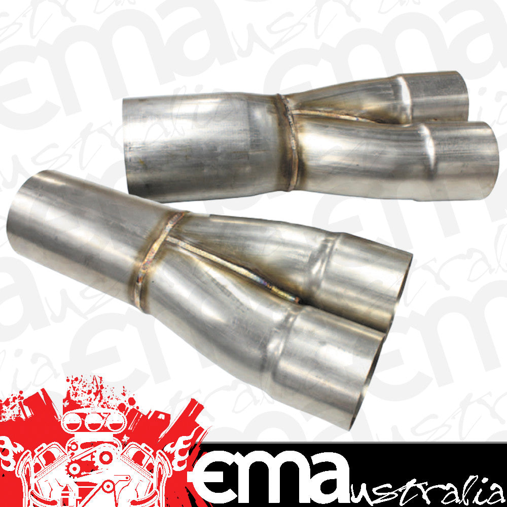 Aeroflow AF2250-300 Aeroflow Merge Collector 2-1/2" to 3" 304 S/S 2 Into 1