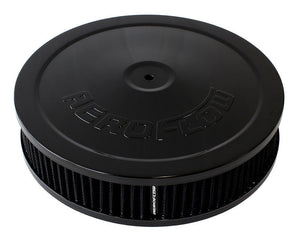 Aeroflow AF2251-1110 9" x 2" Air Cleaner Assembly 5-1/8" Neck Black Cotton