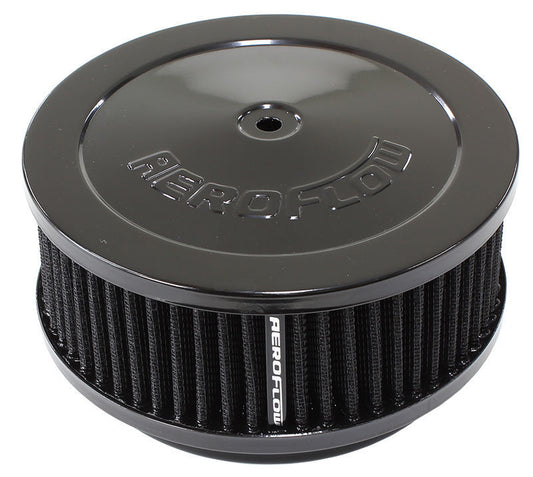 Aeroflow AF2251-1331 6-3/8" x 2-1/2" Air Clean Assembly 5-1/8" Neck Black Cotton