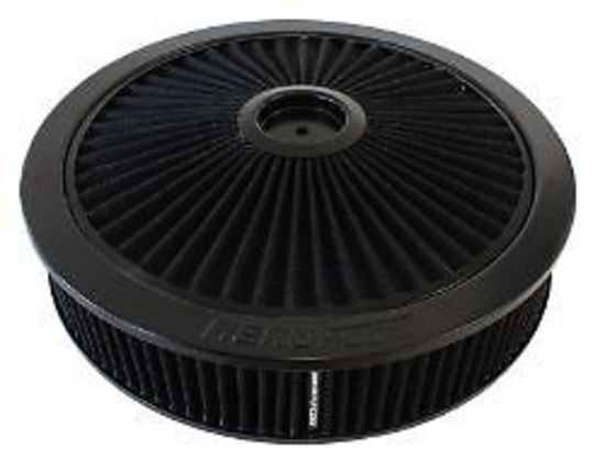 Aeroflow AF2251-3040 14" x 3" Full Flow Assembly 5-1/8" 1-1/8" Drop Black