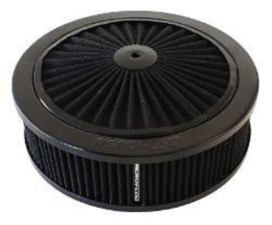 Aeroflow AF2251-3150 9" x 2-3/4" Full Flow Assembl5-1/8" Neck Black Cotton