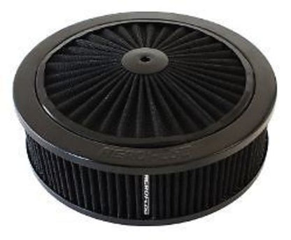 Aeroflow AF2251-3150 9" x 2-3/4" Full Flow Assembl5-1/8" Neck Black Cotton