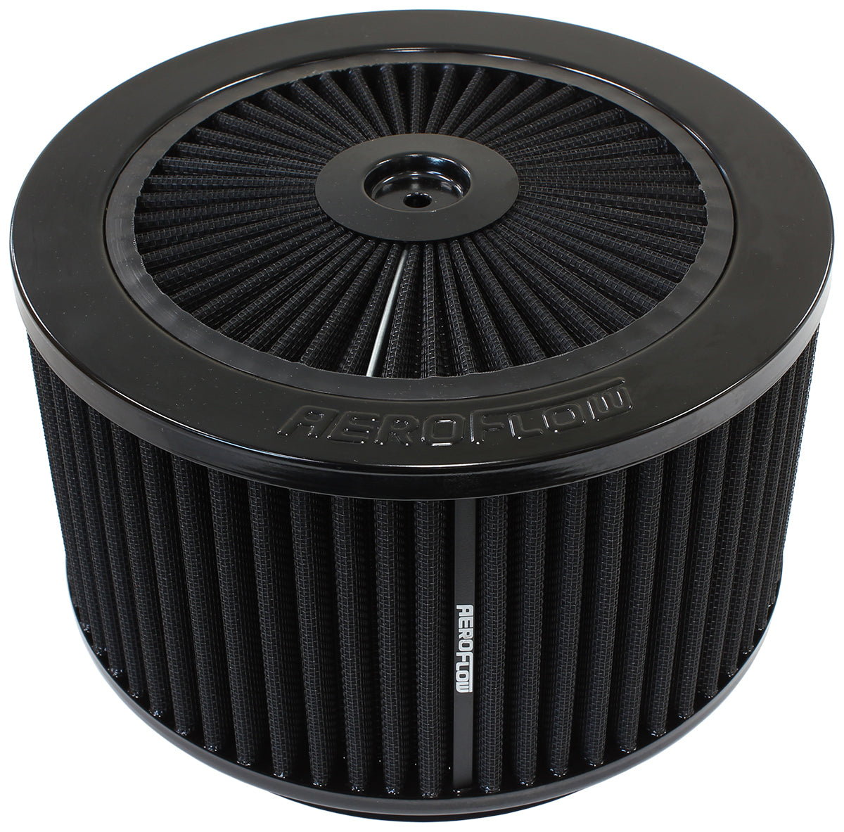 Aeroflow AF2251-3154 9" x 4" Full Flow Assembl 7-5/16" Neck Black Cotton