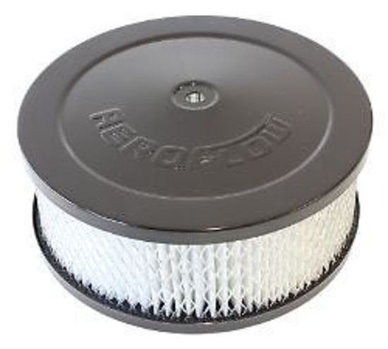 Aeroflow AF2256-1331 6-3/8 x 2-1/2 Air Clean Assembly 5-1/8" Neck Black Paper