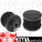 Aeroflow AF2271-1320 3/8" Universal Clamp On Filter 2" O.D 1-1/2" H Black Top