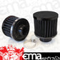 Aeroflow AF2271-1340 5/8" Universal Clamp On Filter 2" O.D 1-1/2" H Black Top
