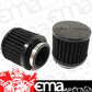 Aeroflow AF2271-1480 1-3/4" Universal Clamp On Filter 3" O.D 2-1/2" H Black Top