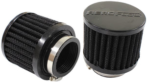 Aeroflow AF2271-1480 1-3/4" Universal Clamp On Filter 3" O.D 2-1/2" H Black Top