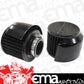 Aeroflow AF2271-1513 1-3/8" Breath Filter W/ Shield3" O.D 2-1/2" H Black Top