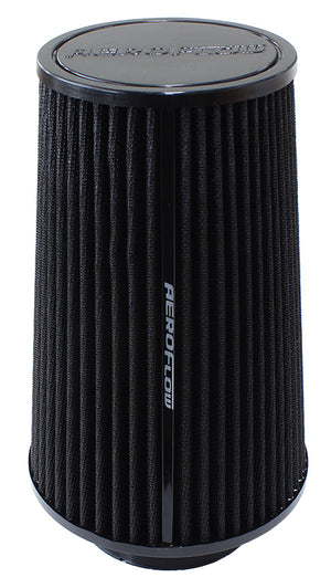 Aeroflow AF2711-0920 3-1/2 Clamp-On Tapered Filter 4.6-6.1 O.D 9.1 High Black