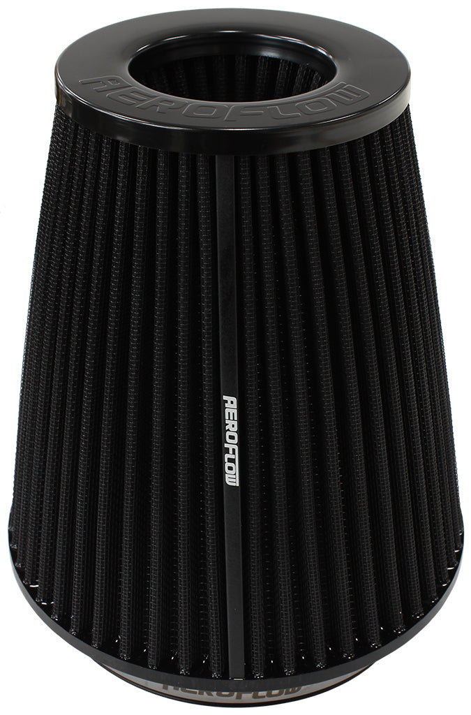 Aeroflow AF2711-1044 6" Clamp-On Inv Tapered Filter7.5 / 4.7 O.D 8" H Black