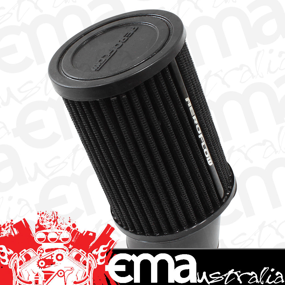 Aeroflow AF2711-1760 2-7/16 Clamp-On Tapered Filter3.75 O.D 5" High Black Cott