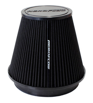 Aeroflow AF2711-3100 6" Clamp-On Tapered Filter 7.75 / 4.6 O.D 6.1" H Black