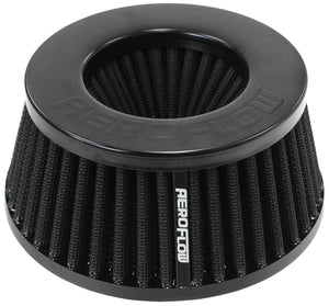 Universal Tapered 4" (102mm) Clamp-On Filter - Black Top (2.250 in (65 mm) H x 6 in (152 mm) Base OD x 5.250 in (133 mm) Top OD)