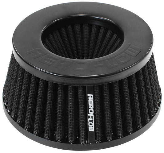 Universal Tapered 4" (102mm) Clamp-On Filter - Black Top (2.250 in (65 mm) H x 6 in (152 mm) Base OD x 5.250 in (133 mm) Top OD)