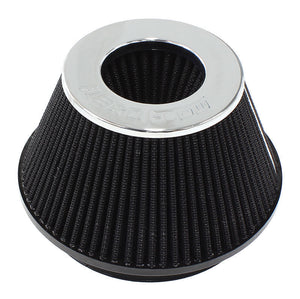 Aeroflow AF2811-1009 6" Clamp-On Tapered Filter 7.6 / 4.7" O.D 4" High Chrom