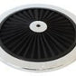 Aeroflow AF2851-0901 9" Chrome Full Flow Top Plate Black Cotton Hi Flow & Filtrat