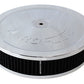Aeroflow AF2851-1110 9" x 2" Air Cleaner Assembly 5-1/8" Neck Chrome Cotton