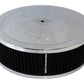 Aeroflow AF2851-1120 9" x 2-3/4" Air Cleaner Assembly 5-1/8" Neck Chrome Cotton