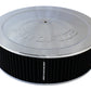 Aeroflow AF2851-1235 14" x 4" Air Cleaner Assembly 7-5/16" Flatbase Chrome Cotton
