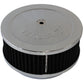 Aeroflow AF2851-1331 6-3/8" x 2-1/2" Air Clean Assembly 5-1/8" Neck Chrome Cotton