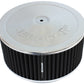 Aeroflow AF2851-1364 9" x 4" Air Cleaner Assembly 7-5/16" Neck Chrome Cotton