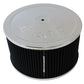 Aeroflow AF2851-1366 9" x 5" Air Cleaner Assembly 7-5/16" Neck Chrome Cotton