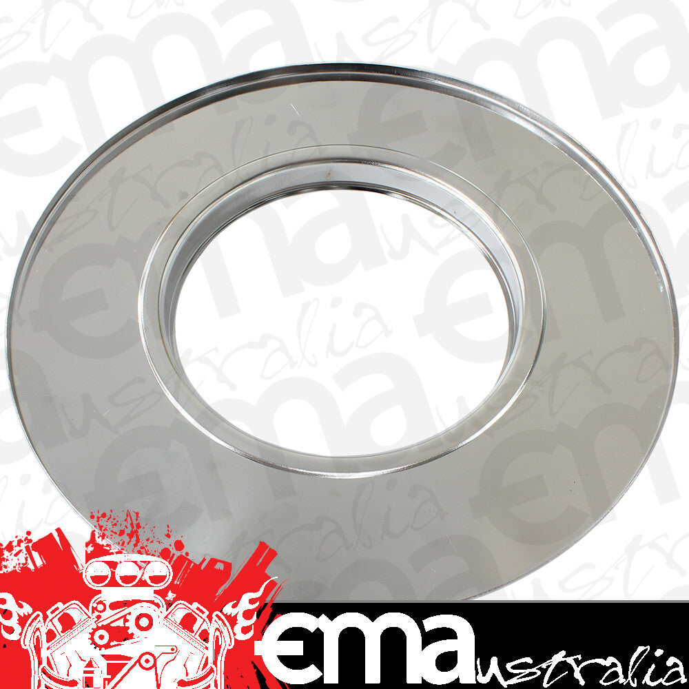 Aeroflow AF2851-1455 14" Air Cleaner Base Only Flat Base Chrome 7-5/16"