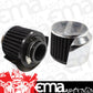 Aeroflow AF2871-1513 1-3/8" Breath Filter W/ Shield3" O.D 2-1/2" H Chrome Top