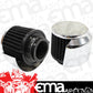Aeroflow AF2871-1514 1-1/2" Breath Filter W/ Shield3" O.D 2-1/2" H Chrome Top