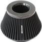 Aeroflow AF2911-1009 6" Clamp-On Tapered Carbon 7.6 / 4.7" O.D 4" High Black