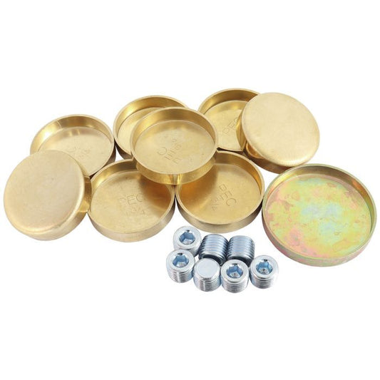 Aeroflow Performance Products AF3000-1003 Big Block Chev Welsh Plug Kit Brass Material