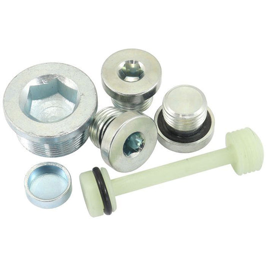Aeroflow AF3000-1005 GM LS Welsh Plug Kit Brass Material with Plastic Barbell