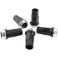 Aeroflow AF3015-3000 Acorn Long Open Black Wheel Nuts - M12 x 1.25mm Pack of 5, 60 Degree Taper