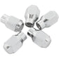 Aeroflow AF3041-4000 Conical ET Style Closed Chrome Wheel Nuts - 7/16-20" Pack of 5, 60 Degree Taper with 0.300" Shank