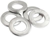 Aeroflow AF3060-0021 Large Wheel Nut Washer - Chrome Sold As Pack of Five, 1.250" O.D, 0.695" I.D and 0.118" Thickness