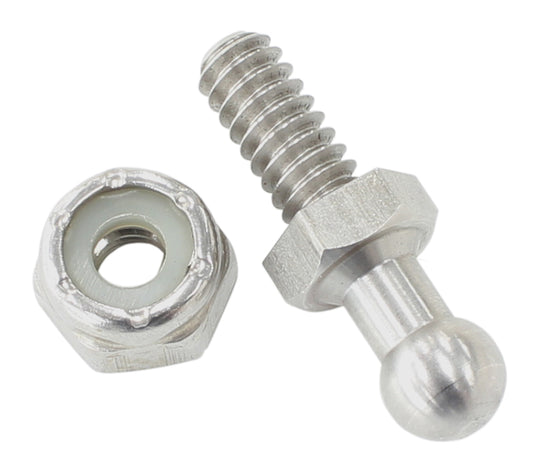 Aeroflow AF3500-1000 Throttle Ball Stainless 10-24Unc with 3/8 Hex Nut