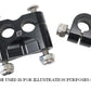 Aeroflow AF3500-1012 Pro Grip Clip Style Mount Dual Full Clamp Billet Black