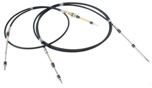 Aeroflow AF3550-0500 Bulkhead/Clip Combo Cable Black 5Ft Total Length