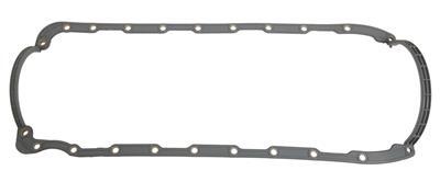 Milodon Oil Pan Gasket, One Piece, Rubber with steel Core