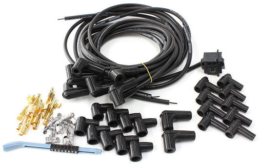 Aeroflow AF4030-31233 Universal Lead Set Black 90Deg V8 90Deg Plug Std & Hei