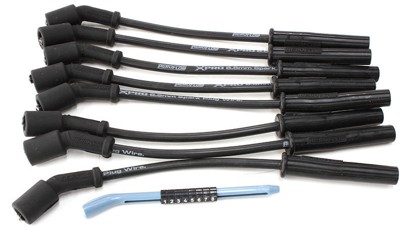 Aeroflow Performance Products AF4030-32823 Holden LS2 Ignition Lead Set Black