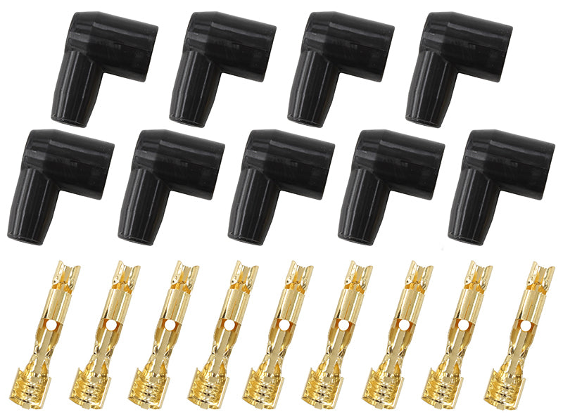 Aeroflow AF4030-8851 9 x Socket Boots & Terminals 90 Deg. 9 Boots & 9 Terminals