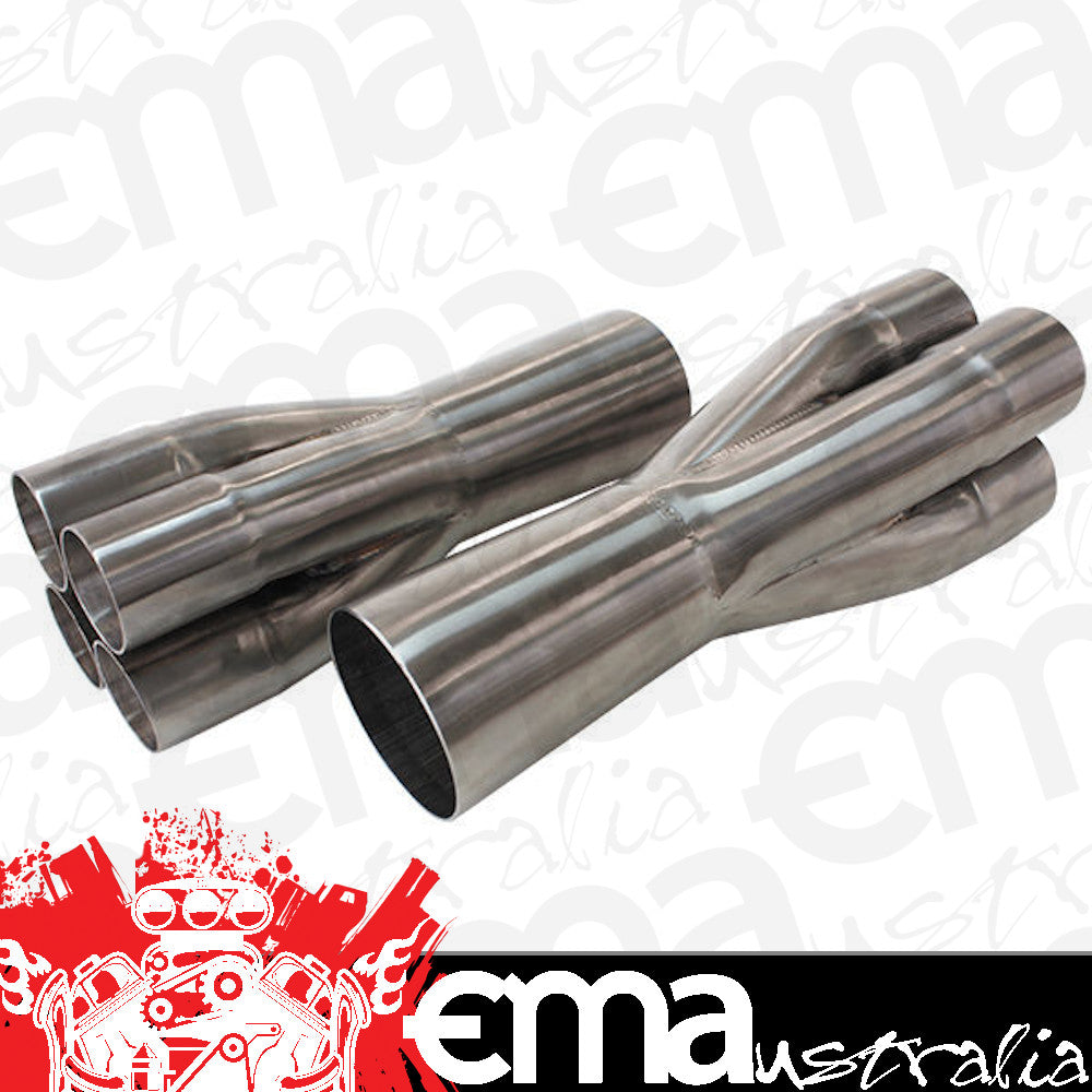 Aeroflow AF4225-400 Aeroflow Merge Coll 2-1/4-4" 2-1/4" to 4" 304 Stainless