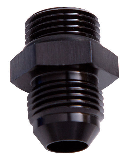 Aeroflow AF920-10-08BLK -8 ORB to -10AN Straight Black Male to Male